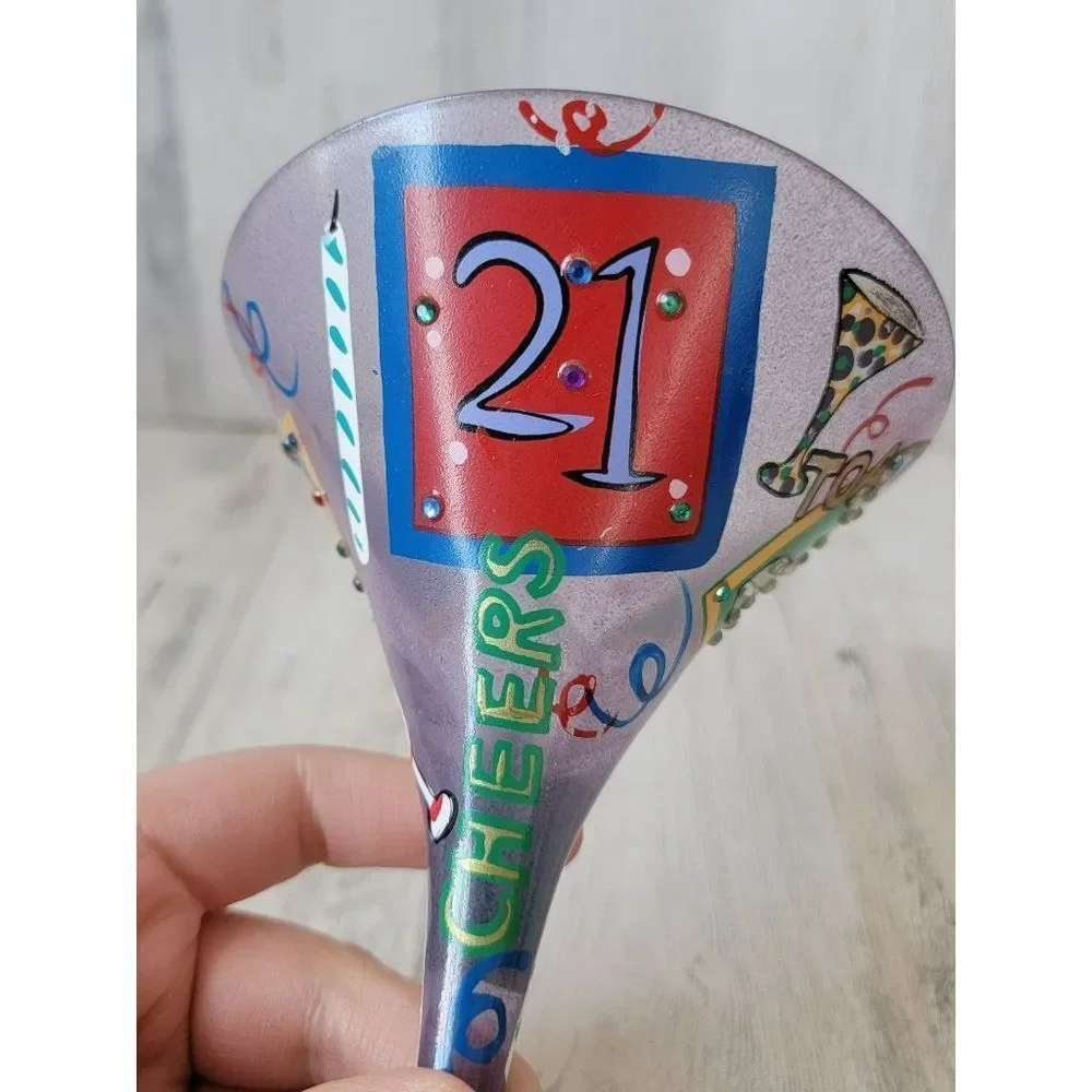 Lolita 21‎ martini glass legal drink birthday decor